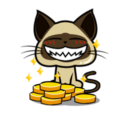 17 Siamese Cat Vol.2 sticker #3635563