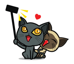 17 Siamese Cat Vol.2 sticker #3635568