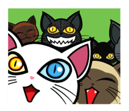 17 Siamese Cat Vol.2 sticker #3635574
