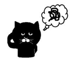 monochroneko sticker #3636383