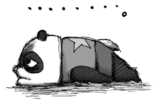 Crazy Panda sticker #3636419