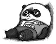 Crazy Panda sticker #3636423