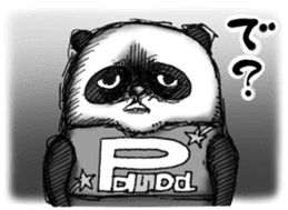 Crazy Panda sticker #3636428
