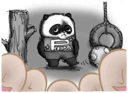 Crazy Panda sticker #3636436