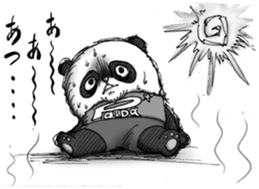 Crazy Panda sticker #3636452