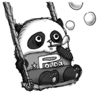 Crazy Panda sticker #3636454