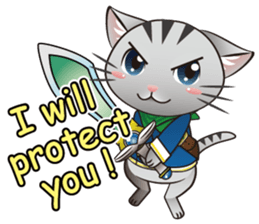 Brave Cat sticker #3637199