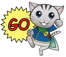 Brave Cat sticker #3637200