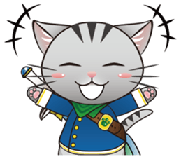 Brave Cat sticker #3637201