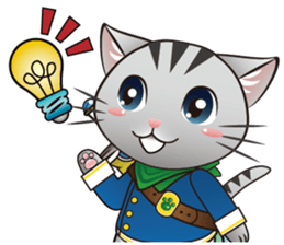 Brave Cat sticker #3637203