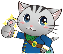 Brave Cat sticker #3637204