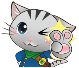 Brave Cat sticker #3637205