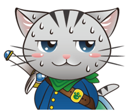 Brave Cat sticker #3637208