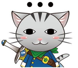 Brave Cat sticker #3637209