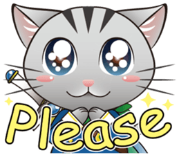 Brave Cat sticker #3637211