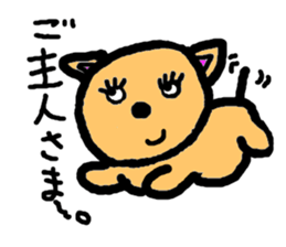 a jocular dog sticker #3637324