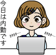 OL Sawa-chan sticker #3637440