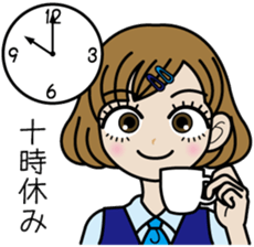 OL Sawa-chan sticker #3637456
