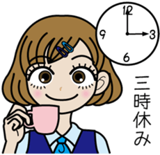 OL Sawa-chan sticker #3637457
