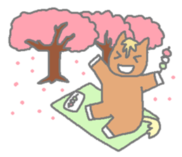 Horsiness spring sticker #3637599