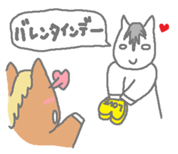 Horsiness spring sticker #3637604