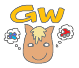 Horsiness spring sticker #3637607