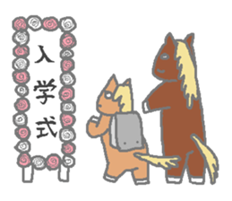 Horsiness spring sticker #3637611