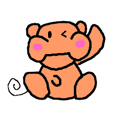 Pleasant daily life of the monkey