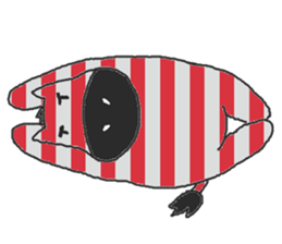 Fashionable zebra sticker #3637920