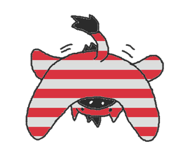 Fashionable zebra sticker #3637958