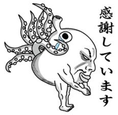 Mr. octopus head sticker #3638440