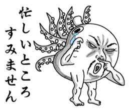 Mr. octopus head sticker #3638464
