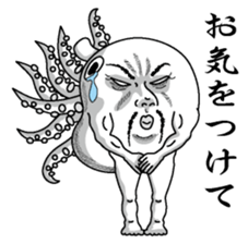 Mr. octopus head sticker #3638470