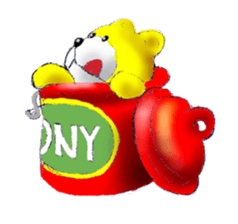 Batto stuffed bear sticker #3639117