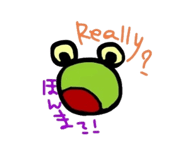 Interesting Kansai frog sticker #3639740