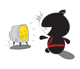 Ninja Pong sticker #3639956