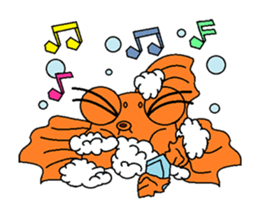 Funny Goldfish sticker #3640392