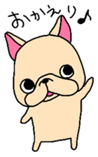 French Bulldog Family talk sticker #3640443