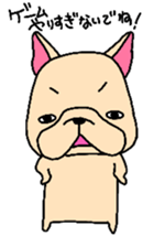 French Bulldog Family talk sticker #3640449