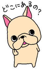 French Bulldog Family talk sticker #3640453