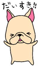 French Bulldog Family talk sticker #3640462