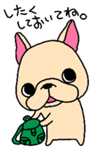 French Bulldog Family talk sticker #3640466