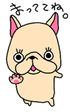 French Bulldog Family talk sticker #3640473