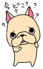 French Bulldog Family talk sticker #3640474