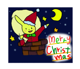 Polite and cute Rabbit sticker #3641070