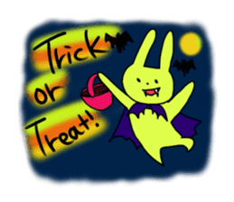 Polite and cute Rabbit sticker #3641071