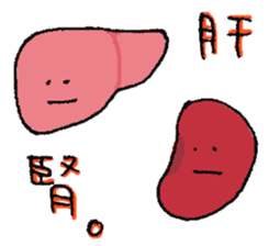 Parts of Body Sticker sticker #3641457