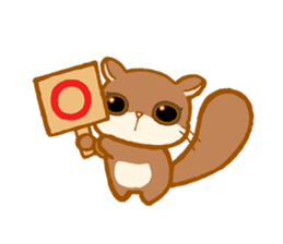 Kawaii!.Sticker of Flying squirrel sticker #3642343