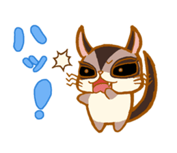 Kawaii!.Sticker of Flying squirrel sticker #3642349