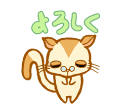 Kawaii!.Sticker of Flying squirrel sticker #3642350